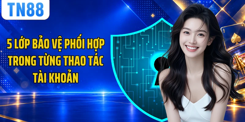 5 lớp bảo vệ phối hợp trong từng thao tác tài khoản