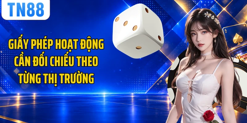 Giấy phép hoạt động cần đối chiếu theo từng thị trường
