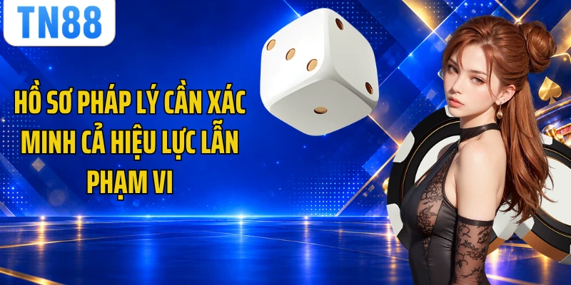 Hồ sơ pháp lý cần xác minh cả hiệu lực lẫn phạm vi