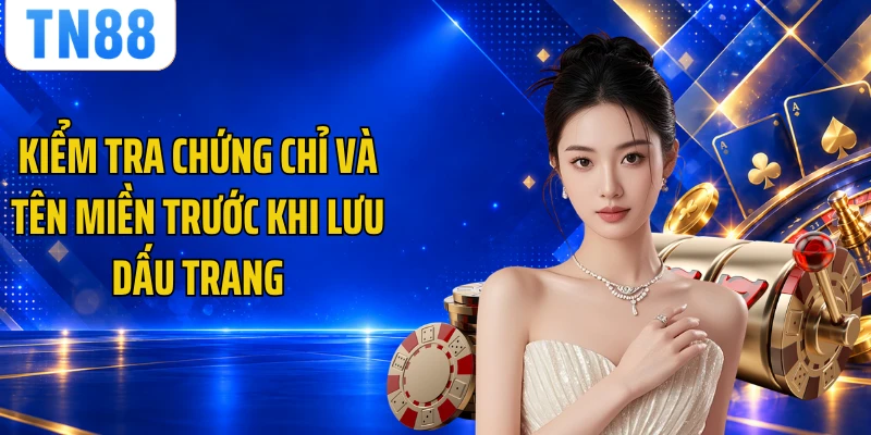 Kiểm tra chứng chỉ và tên miền trước khi lưu dấu trang
